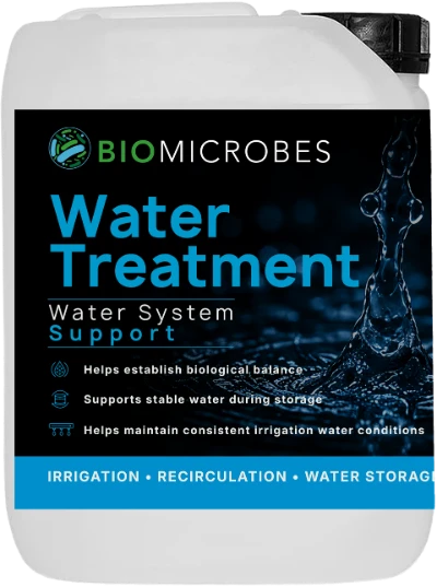 WATER TREATMENT product packaging